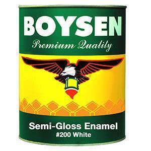 Fil-American Hardware | BOYSEN SEMI-GLOSS ENAMEL #200 WHITE 16LTR